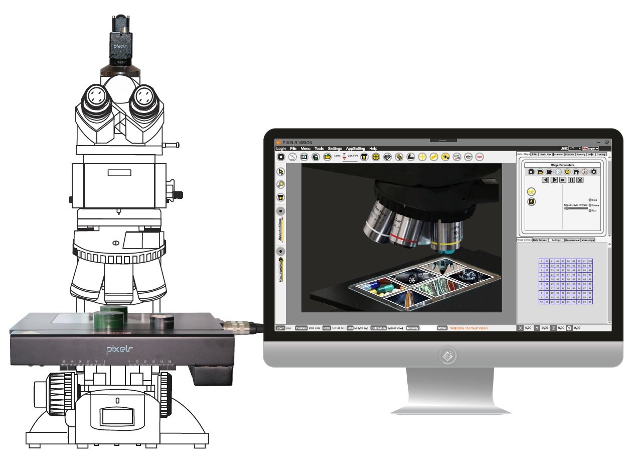 Pixelr Imaging allows the users to capture high resolution images from microscope or other optical system. Do linear measurement with annotations & reports with statics. Key features: